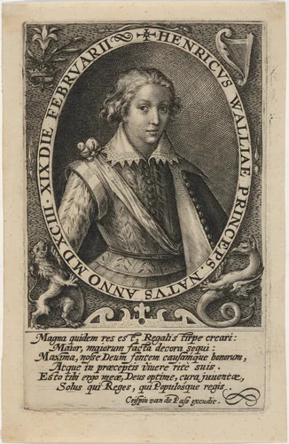 Henry Frederick, Prince of Wales by Crispijn van de Passe I, print, 1604