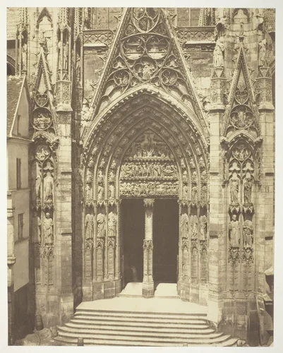 Rouen Cathedral by Bisson Frères, photograph, 1858
