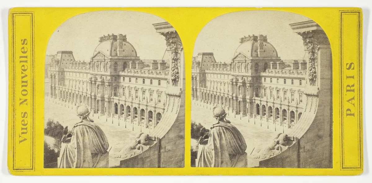 Paris, Nouveau Louvre by Artist Unknown, photograph, 1869-1879