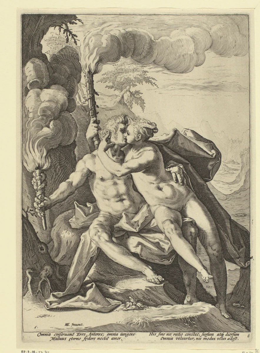 Liefde by Unknown, print, 1588