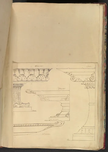 Designs for Dishes by Alfred Forrester, drawing, 1845-1855