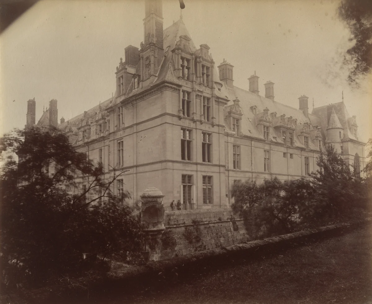 Château d'Écouen by Eugène Atget, photograph, 1911