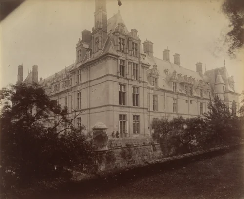 Château d'Écouen by Eugène Atget, photograph, 1911