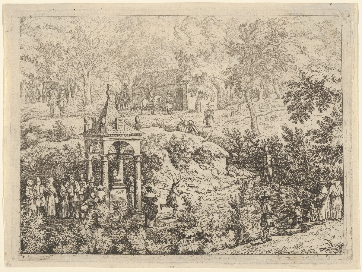 The Third Spring by Allart van Everdingen, print, 1621-1675