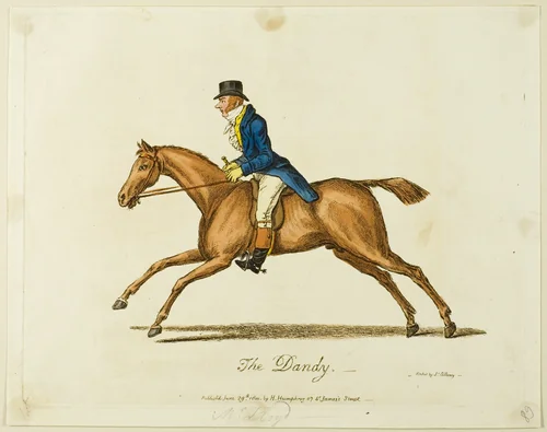 The Dandy by James Gillray, print, 1810