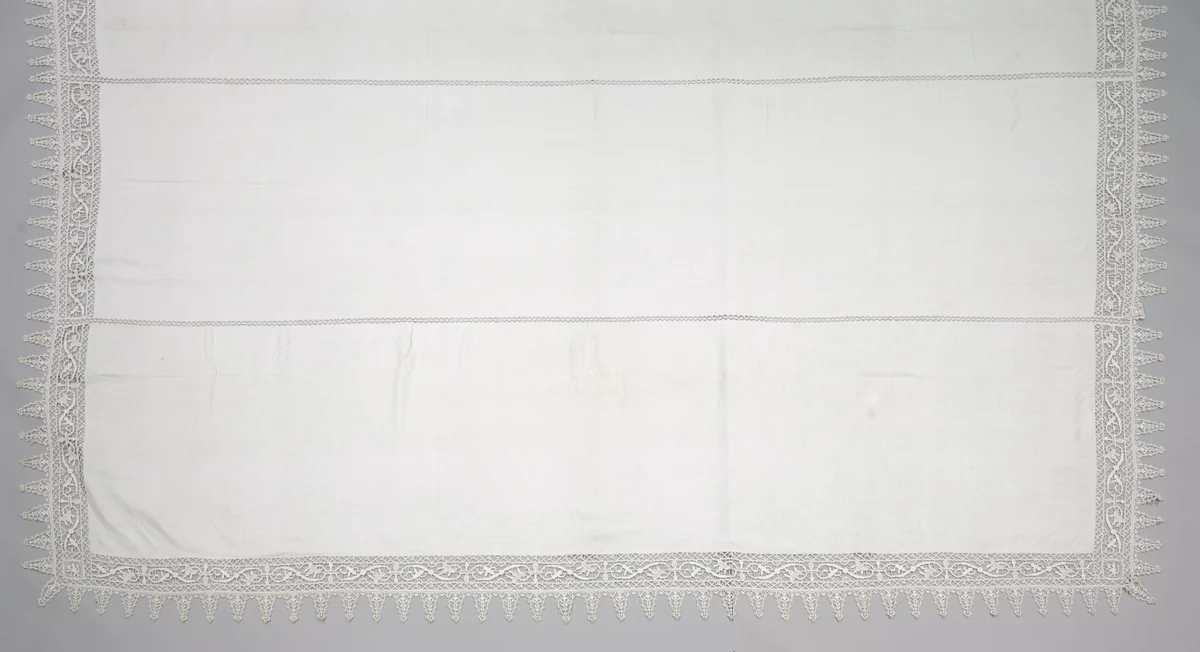 Needlepoint (Reticella) and Bobbin Lace Sheet by Unknown, textile, 1560-1599