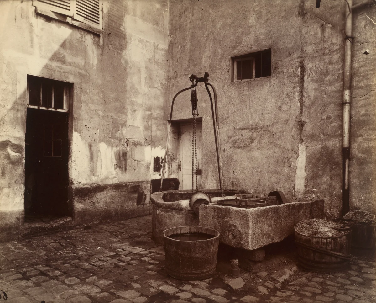 Bourg-la-Reine, Camille Desmoulins's Farm by Eugène Atget, photograph, 1901