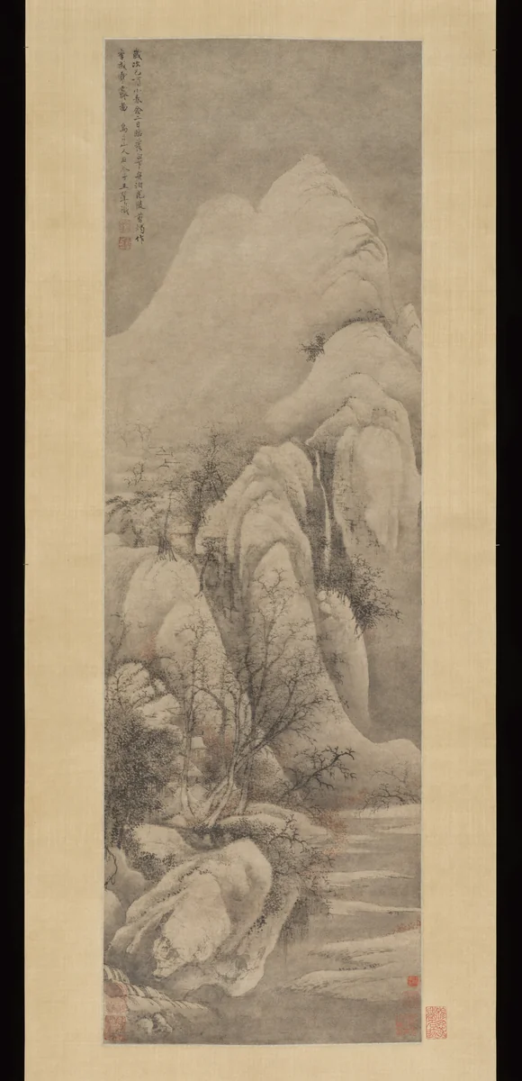 Snow Clearing: Landscape after Li Cheng by Wang Hui (王翚), painting, 1669