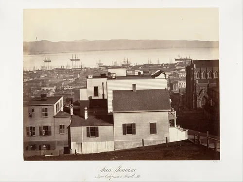 San Francisco, from California and Powell Streets by Carleton E. Watkins, photograph, 1864
