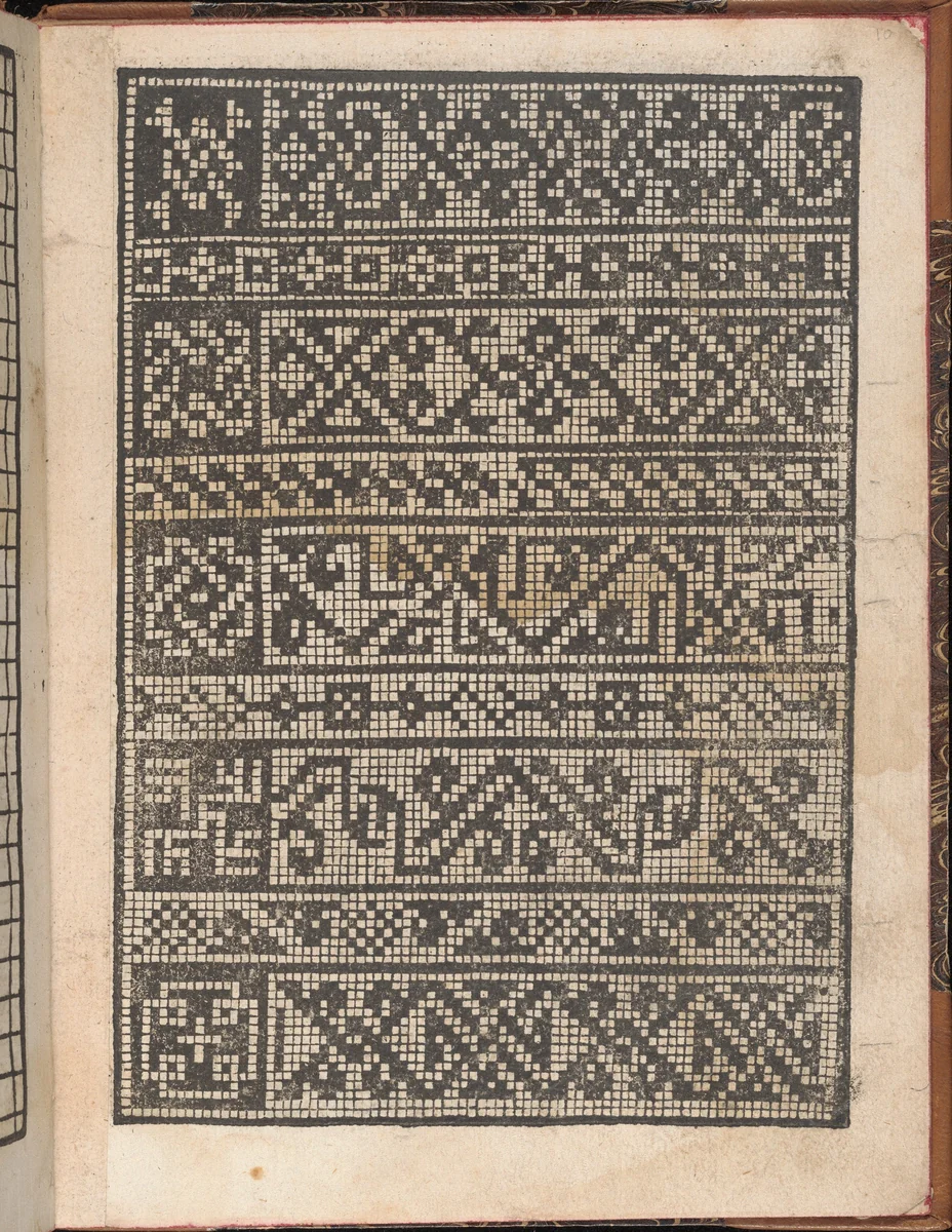 Spechio di pensieri delle belle et Virtudiose donne, page 10 (recto) by Matteo Pagano, book, 1546