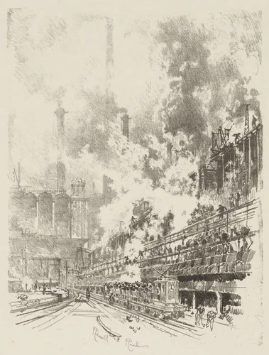 English War Work: By-Products by Joseph Pennell, print, 1916