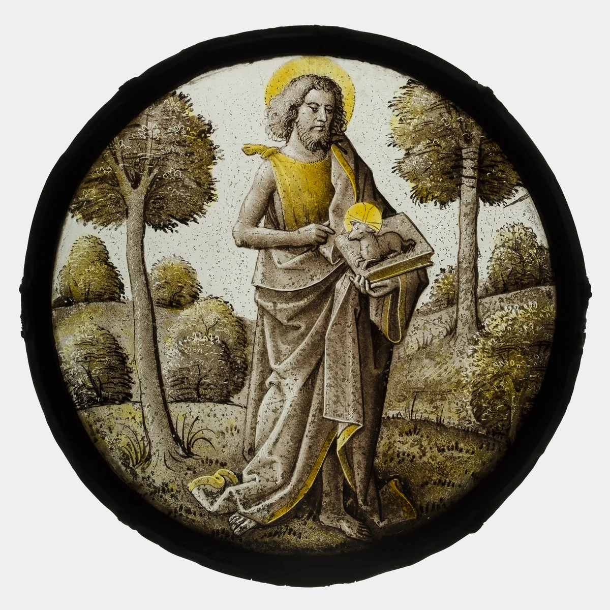 Roundel with Saint John the Baptist by Pseudo-Ortkens, other, 1520-1932