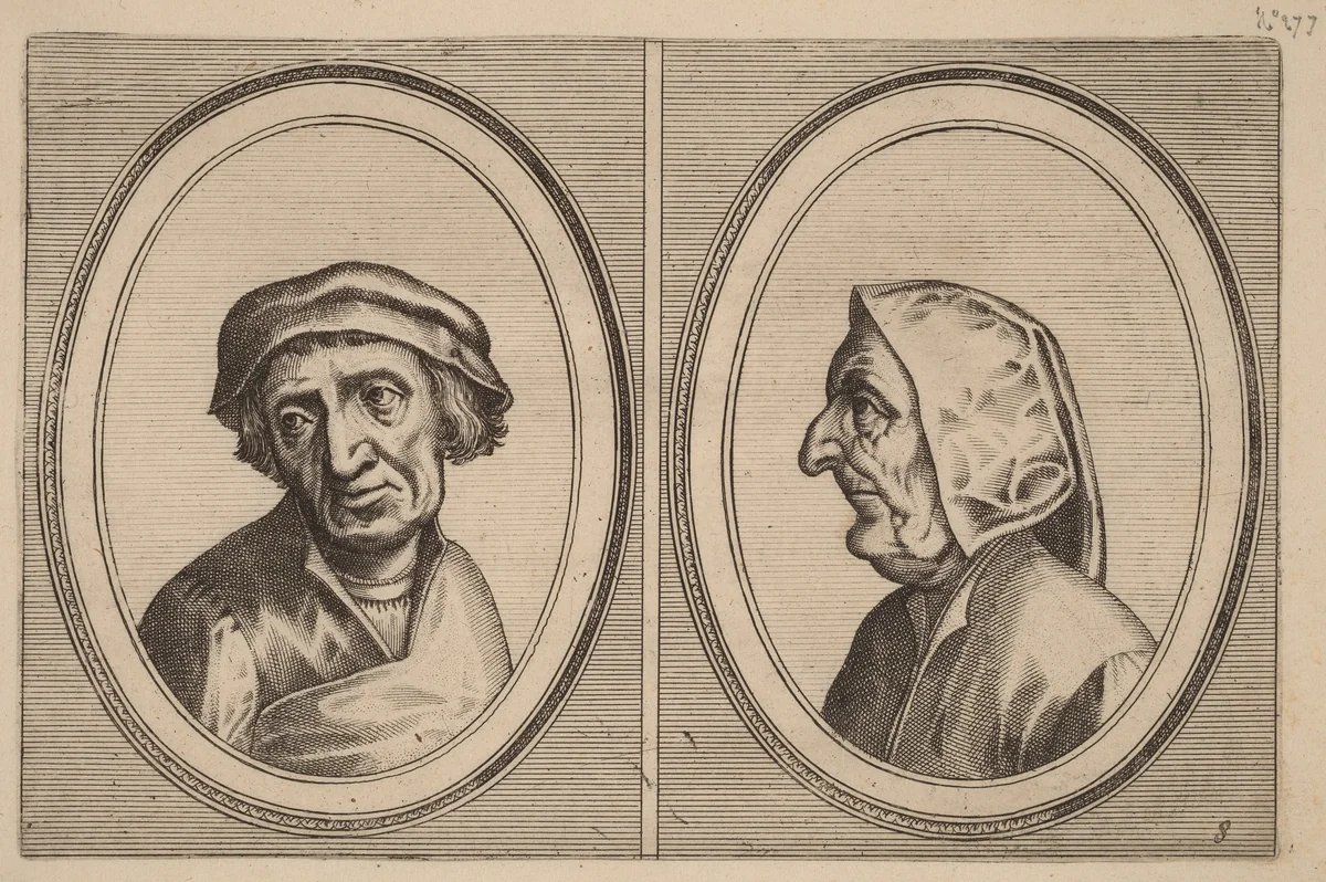 "Goelijeke Floor" and "Kinne Snavels" by Lucas van Doetechum, print, 1564-1565
