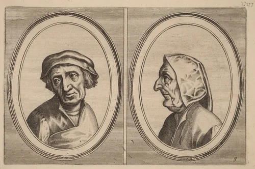 "Goelijeke Floor" and "Kinne Snavels" by Lucas van Doetechum, print, 1564-1565