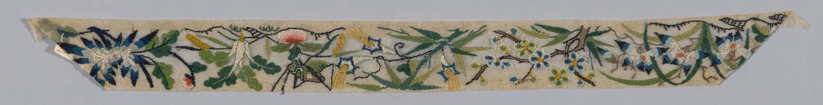 Trimming by Han-Chinese, textile, 1850-1900