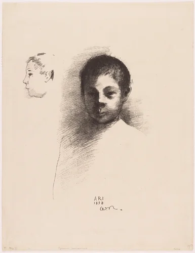 Arï by Odilon Redon, print, 1898