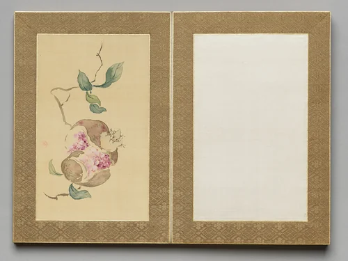 Painting from Flowers and Grasses by Tsubaki Chinzan (椿椿山), painting, 1841