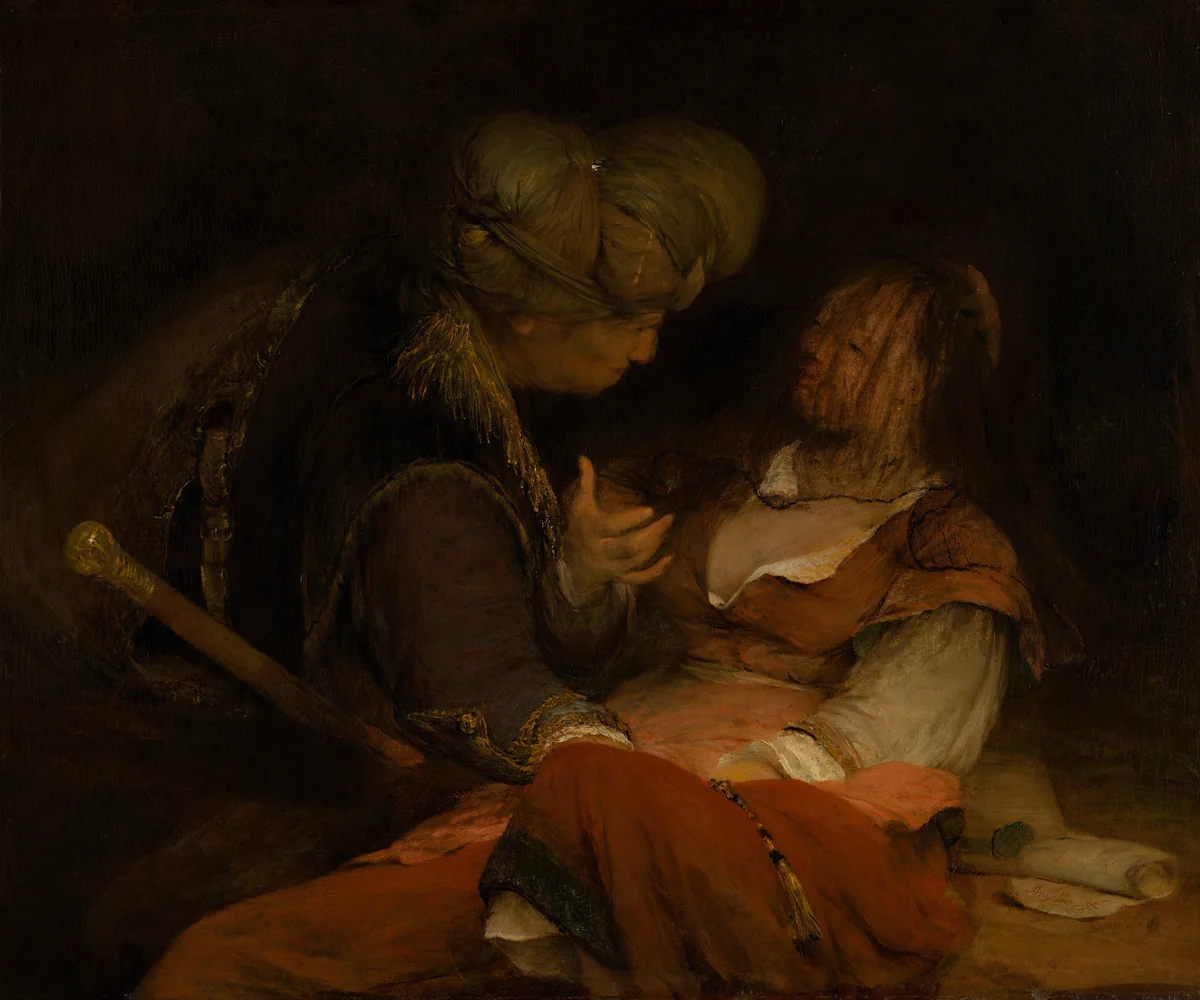 Judah and Tamar by Arent de Gelder, painting, 1700