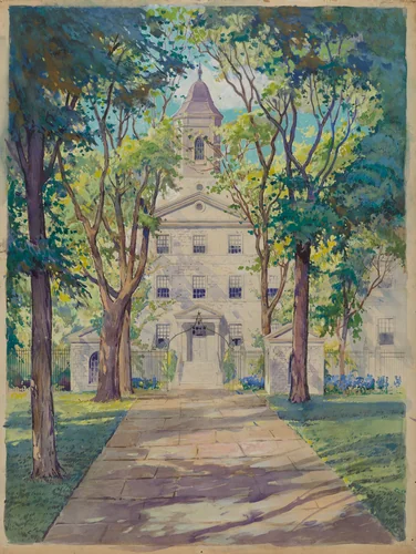 New York City Hospital by Gilbert Sackerman, index of american design, 1936