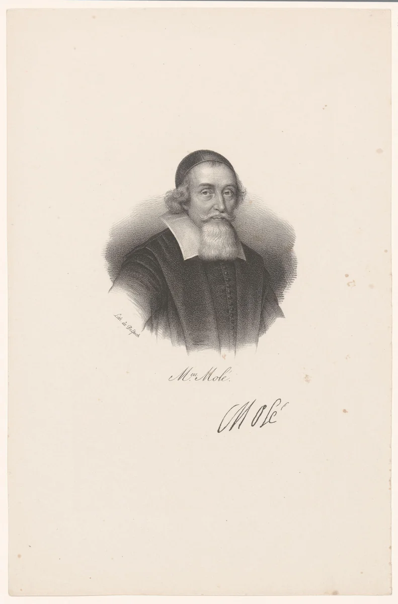 Portret van Mathieu Molé by anonymous, print, 1818-1842
