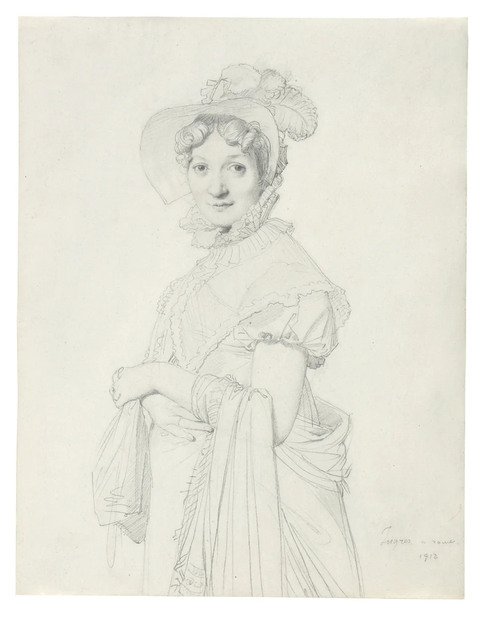 Portrait of a Young Woman by Jean-Auguste-Dominique Ingres, drawing, 1812