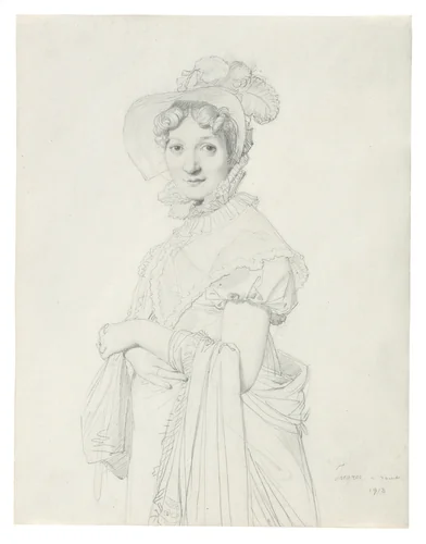 Portrait of a Young Woman by Jean-Auguste-Dominique Ingres, drawing, 1812