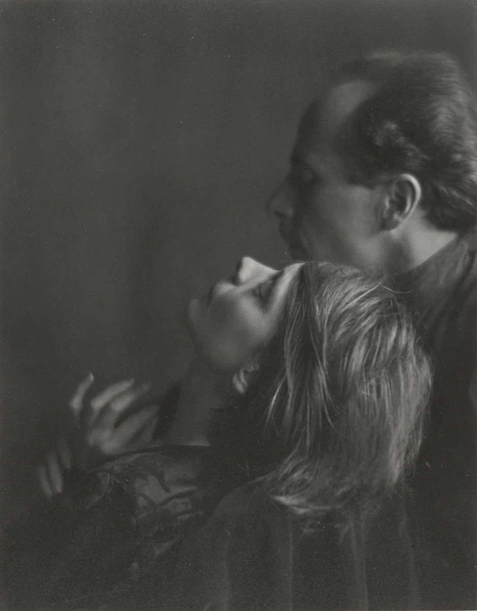 Edward Weston and Margrethe Mather by Imogen Cunningham, photograph, 1923