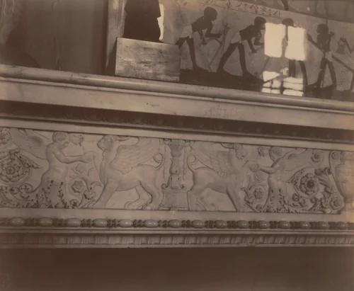 Louvre by Eugène Atget, photograph, 1908