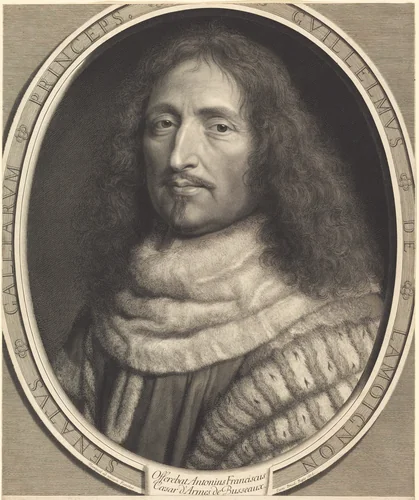 Guillaume de Lamoignon by Robert Nanteuil, print, 1676
