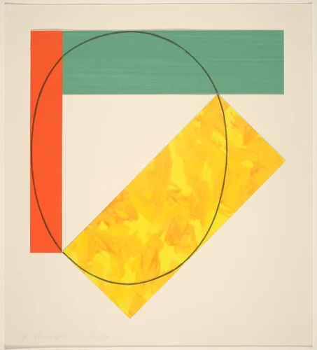 Three Color Frame Painting by Robert Mangold, drawing, 1985-1986