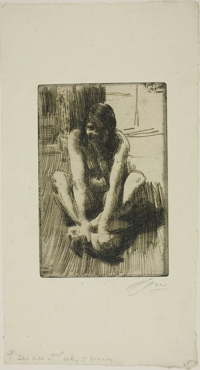 The Frog by Anders Zorn, print, 1910