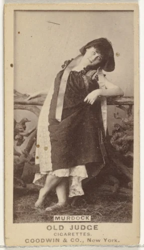 Murdock, from the Actors and Actresses series (N171) for Old Judge Cigarettes by Goodwin & Company, photograph, 1886-1890