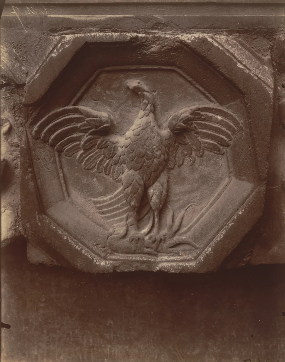 Aigle (XVIe Siècle). École des Beaux-Arts by Eugène Atget, photograph, 1921