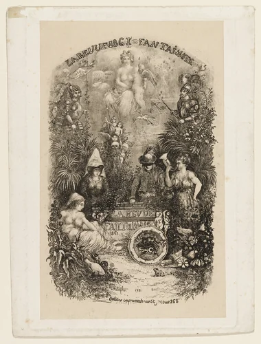 Title page for La Revue Fantasiste by Rodolphe Bresdin, print, 1861