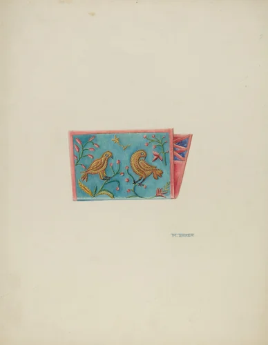 Needle Case by Ruth Buker, index of american design, 1937