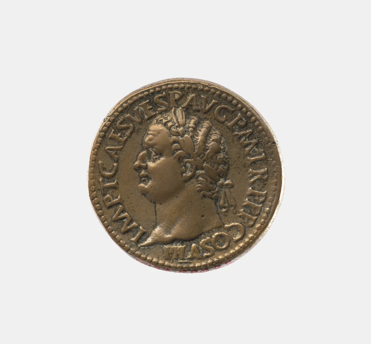 Emperor Titus A.D. 79-81 by Giovanni del Cavino, metalwork, 1500-1570