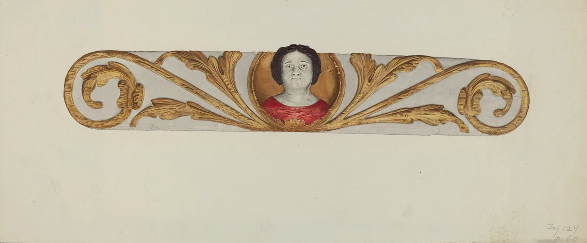 Stern Piece by Karl Hentz, index of american design, 1935-1942