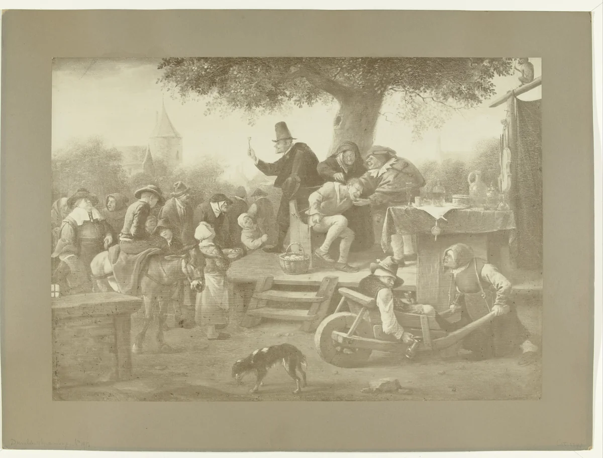 De kwakzalver by Christiaan Maria Dewald, photograph, 1913