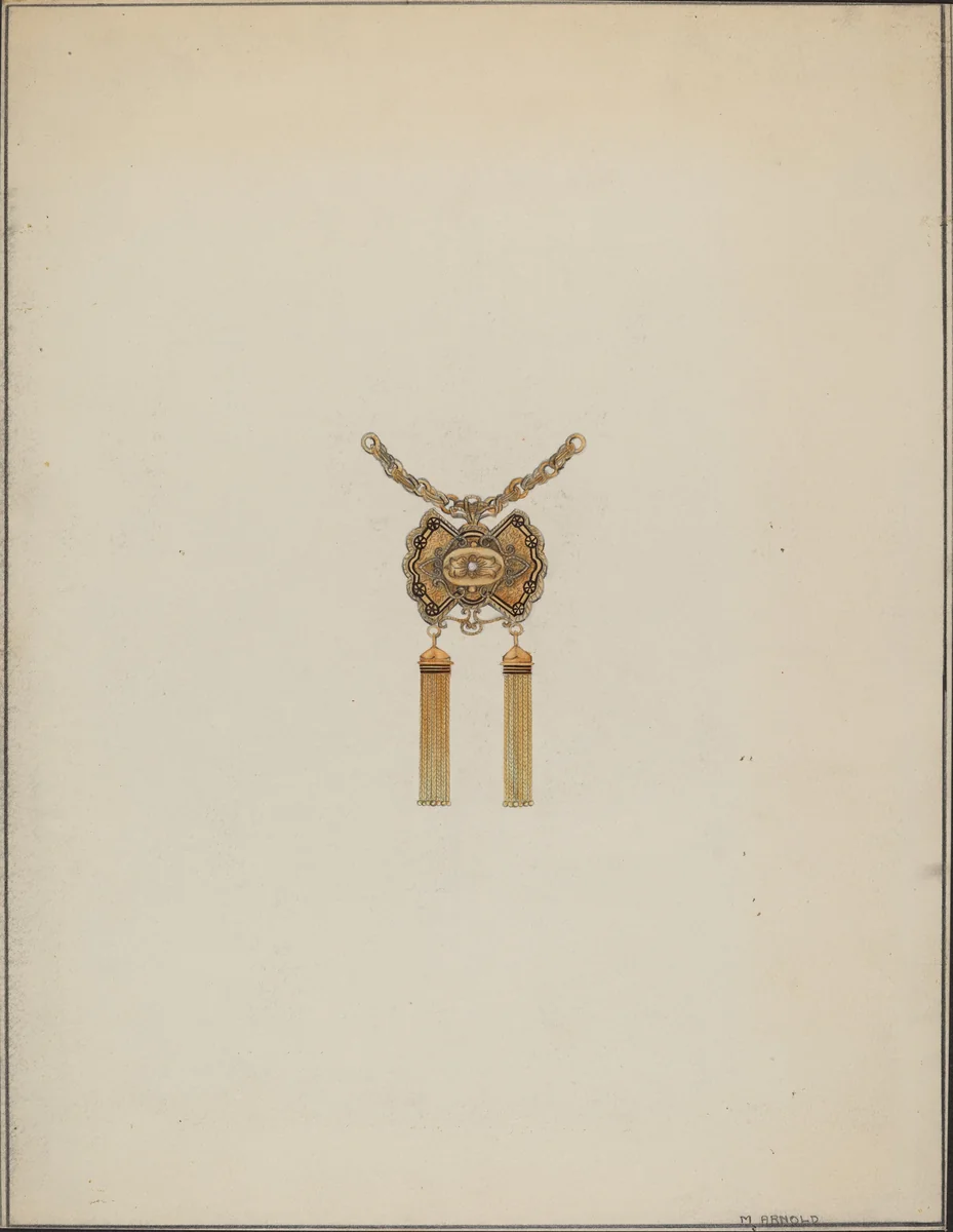 Brooch by Madeline Arnold, index of american design, 1937