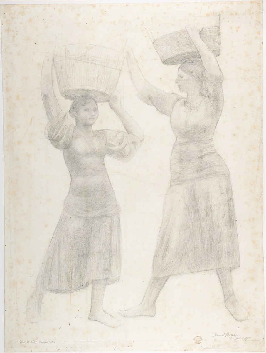 The Water Carriers by James Harvard Thomas, drawing, 1895