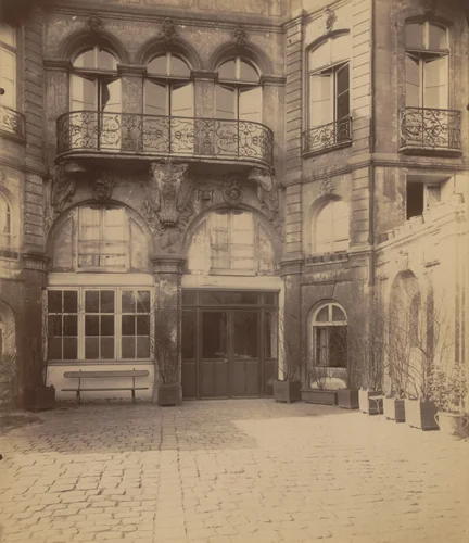 Balcon. 27 rue Lhomond by Eugène Atget, photograph, 1901