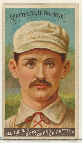 Bob Caruthers, Pitcher, Brooklyn, from the Goodwin Champion series for Old Judge and Gypsy Queen Cigarettes by Goodwin & Company, print, 1888
