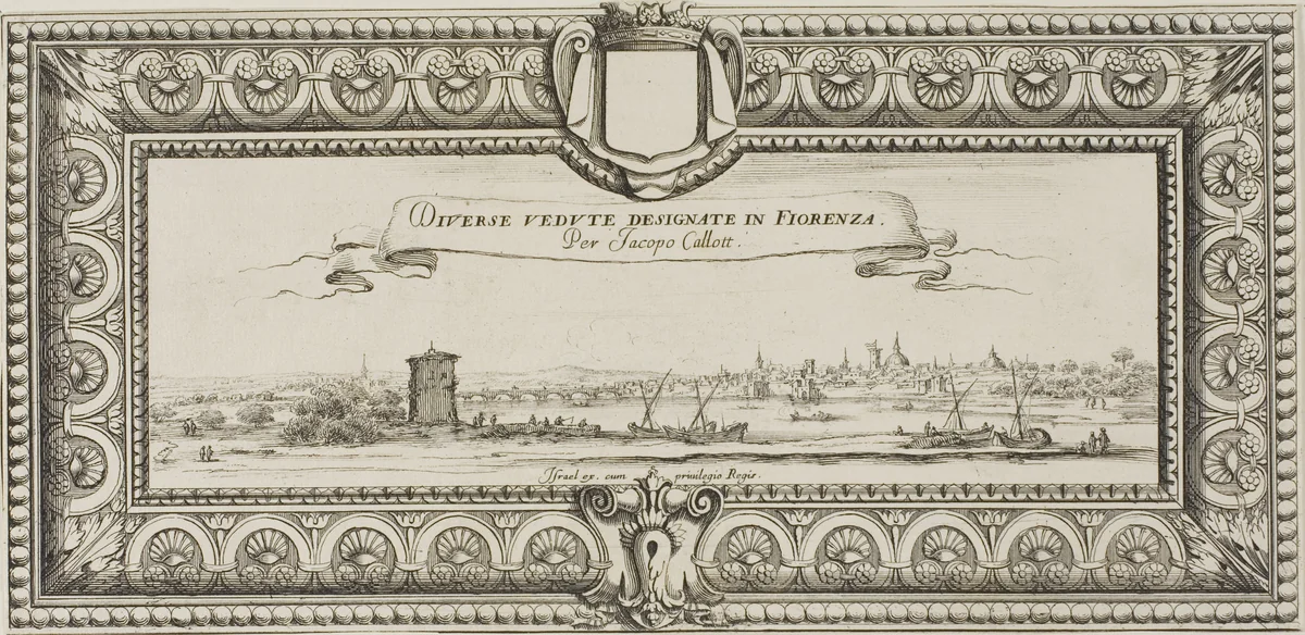 Frontispiece, from Various Scenes Designed in Florence by François Collignon, print, 1630