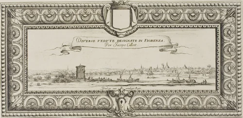 Frontispiece, from Various Scenes Designed in Florence by François Collignon, print, 1630