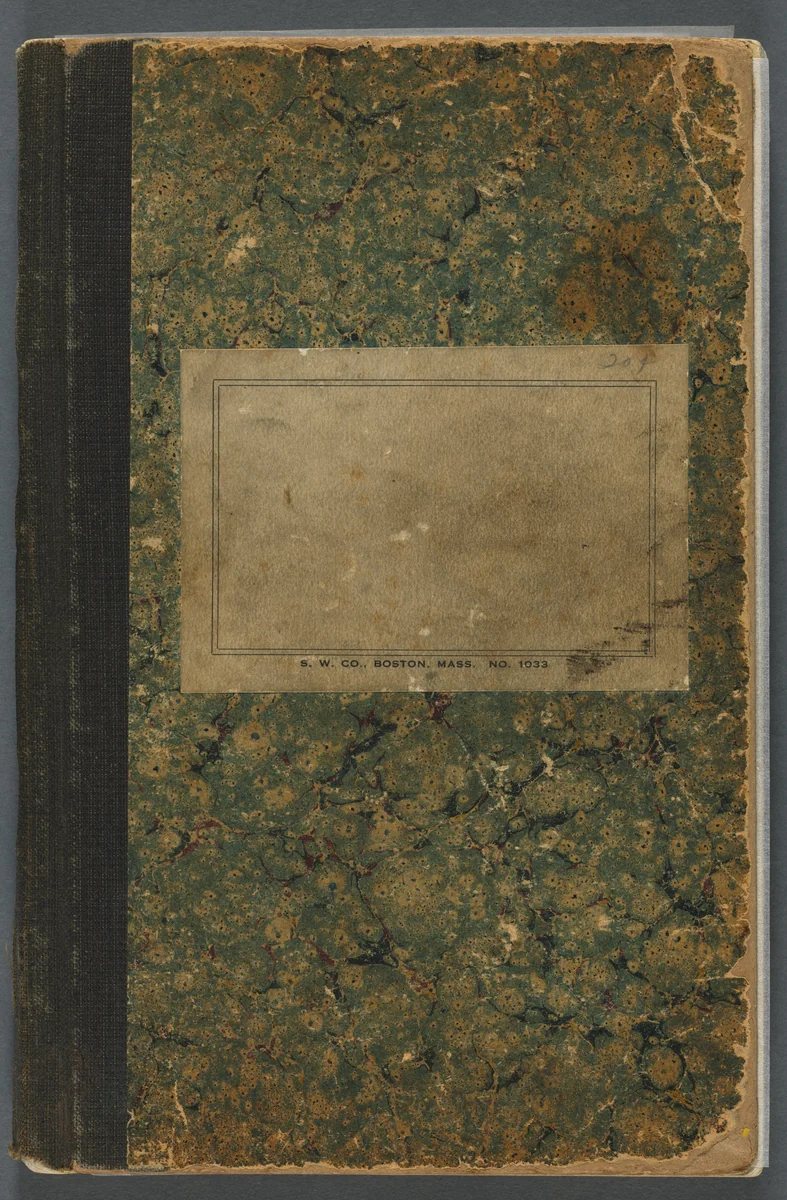 Sketchbook, The Dells, N° 127 by Maurice Prendergast, book, 1919-1921