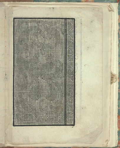 Opera Nova Universali intitulata Corona di racammi, page 37 (recto) by Giovanni Andrea Vavassore, book, 1530