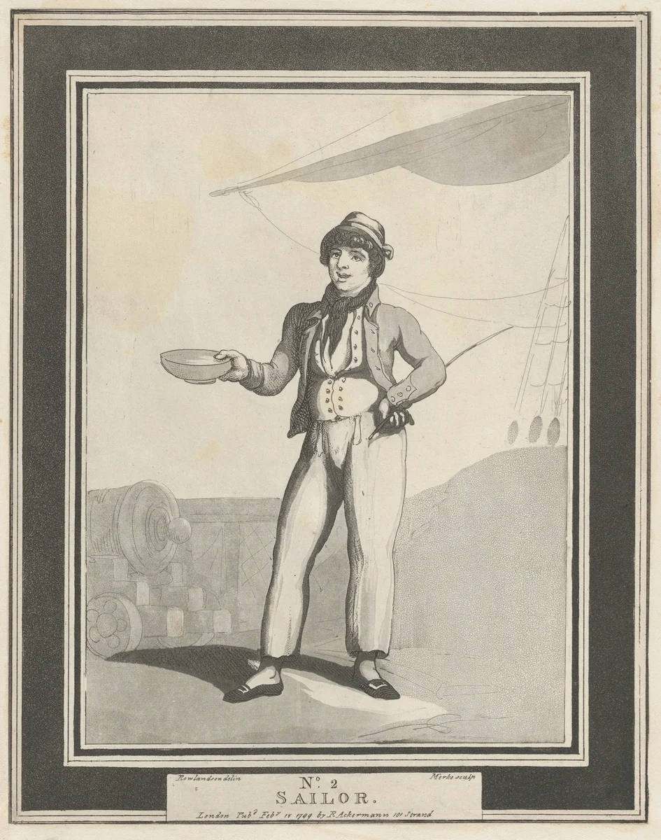 No. 2: Sailor by Henri Merke, print, 1799