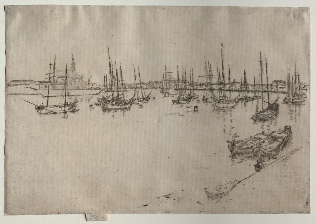 San Giorgio, Venice by James McNeill Whistler, print, 1886