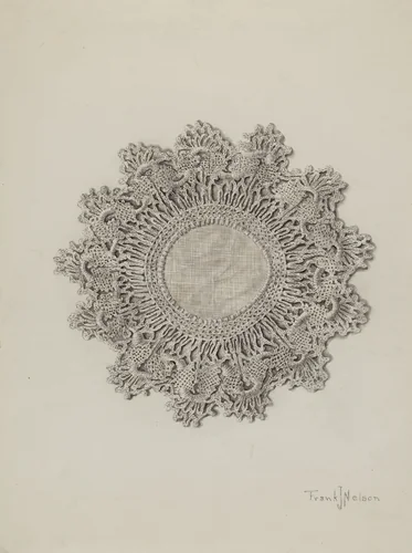 Doily by Frank Nelson, index of american design, 1935-1942