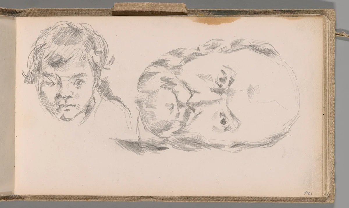 Sketchbook No. 2 (L'Estaque) by Paul Cézanne, book, 1875-1886